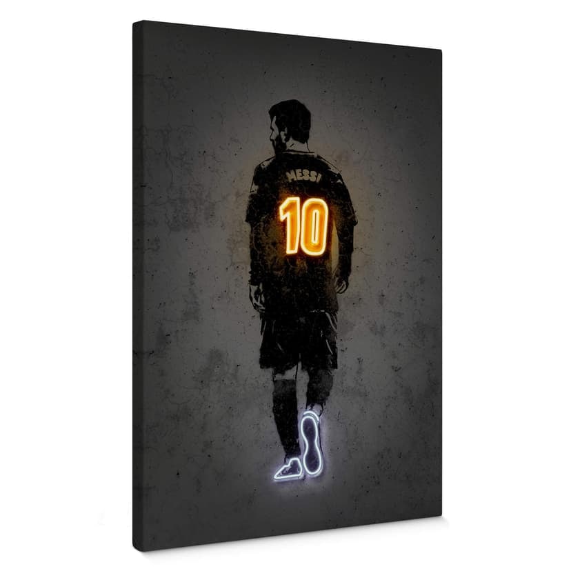 Lienzo Mielu - Messi