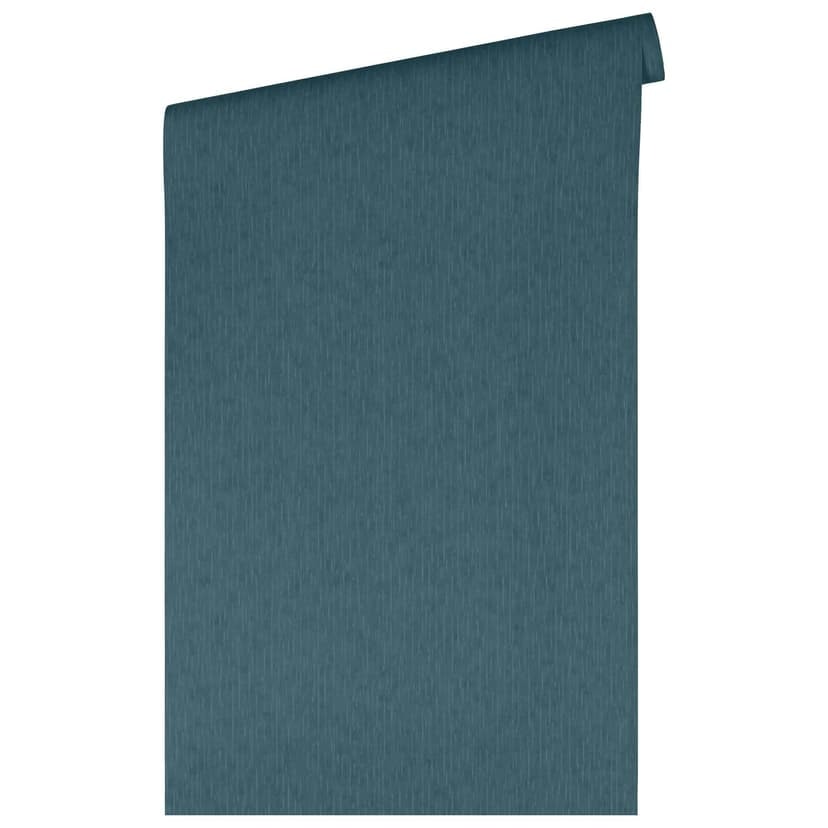 Versace Home papel pintado de lujo azul petróleo liso papel pintado no tejido monocromo de diseño