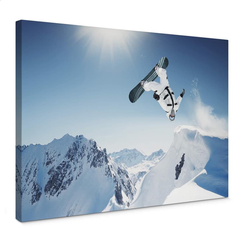 Lienzo snowboarder