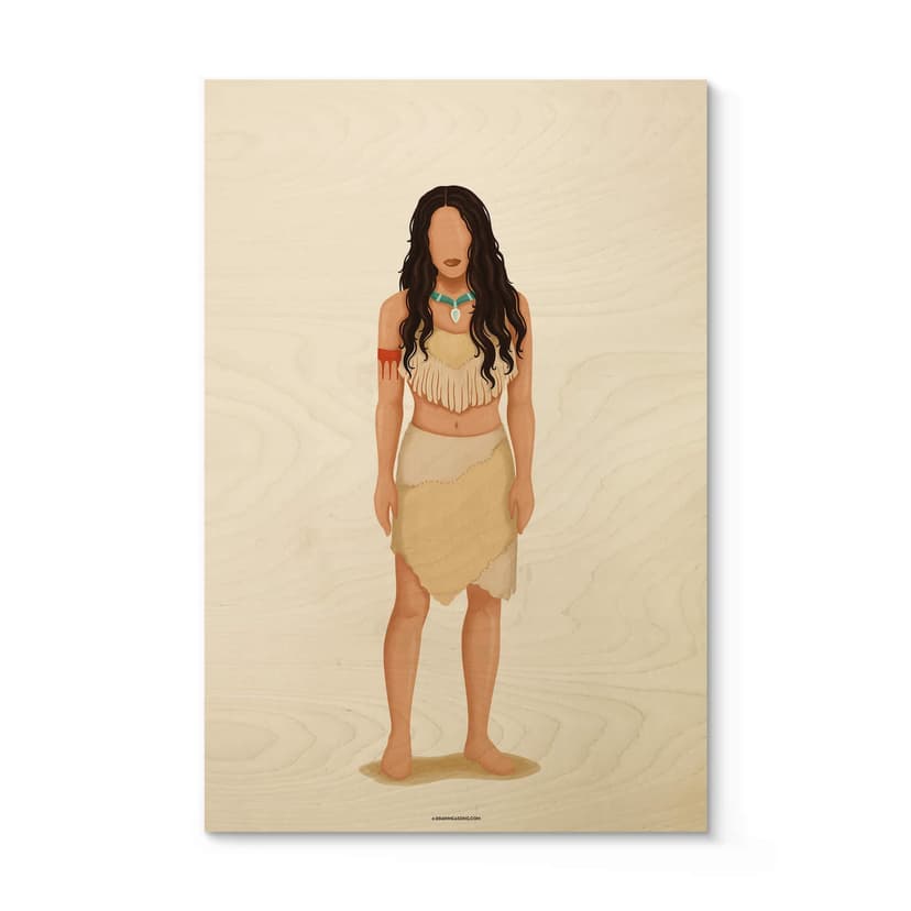 Cuadro de madera Tohmé - Pocahontas