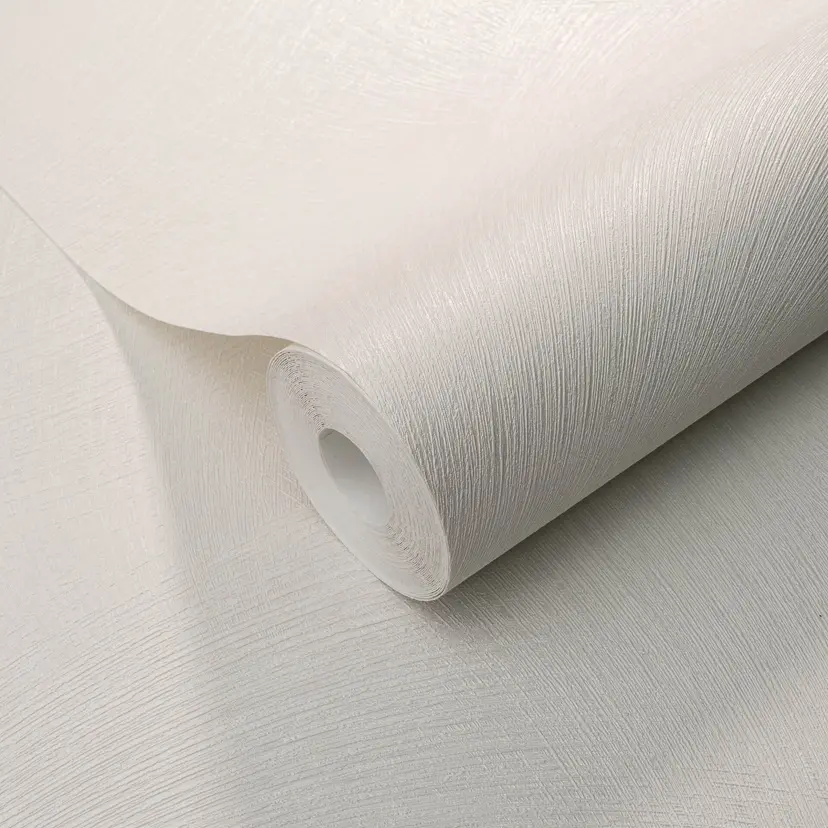 Papel pintado no tejido con Muestras gráficas en blanco