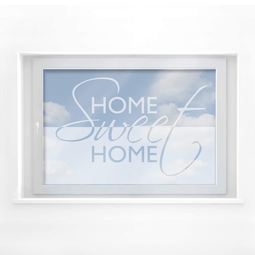 Decoración de ventanas Home Sweet Home