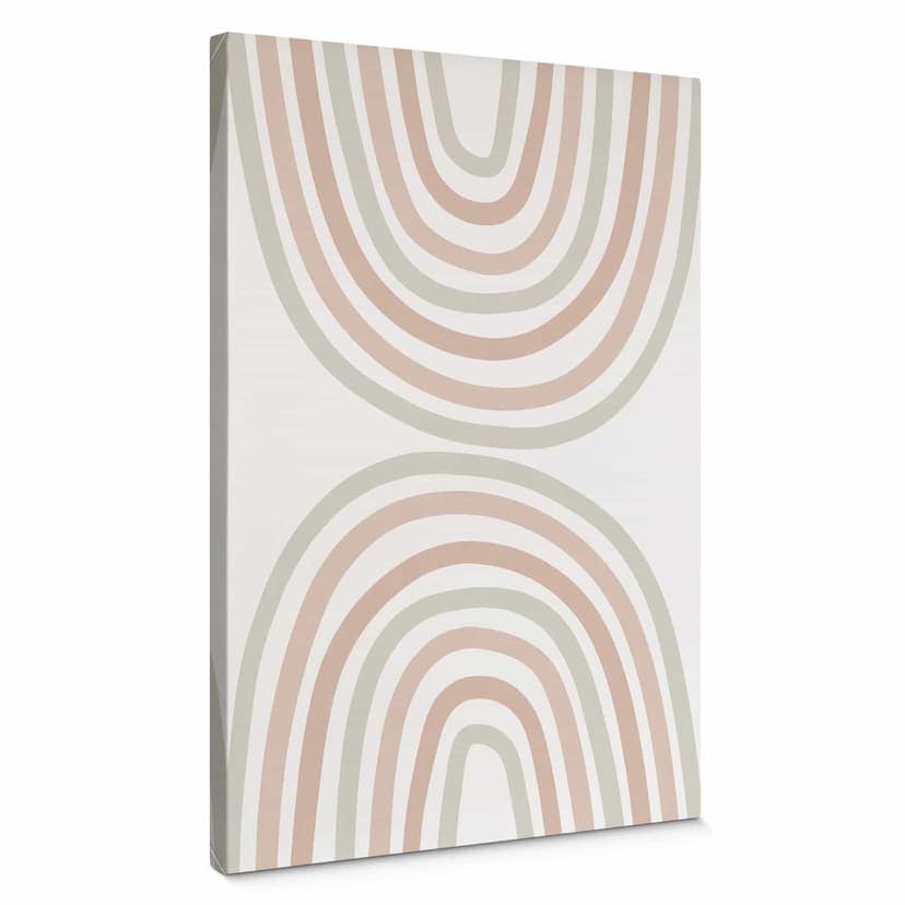 Lienzo uplusmestudio - Doble arco iris