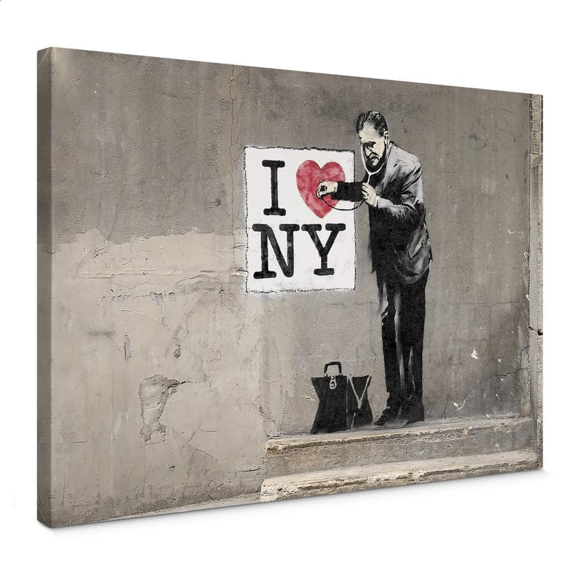 Lienzo Banksy - I love New York