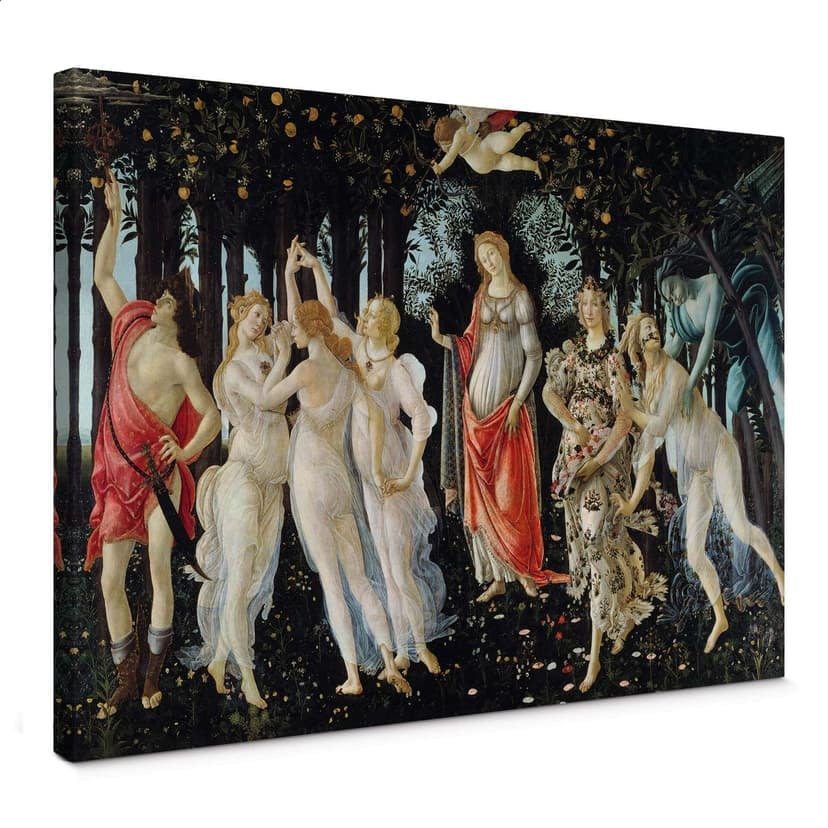 Lienzo Botticelli - Primavera