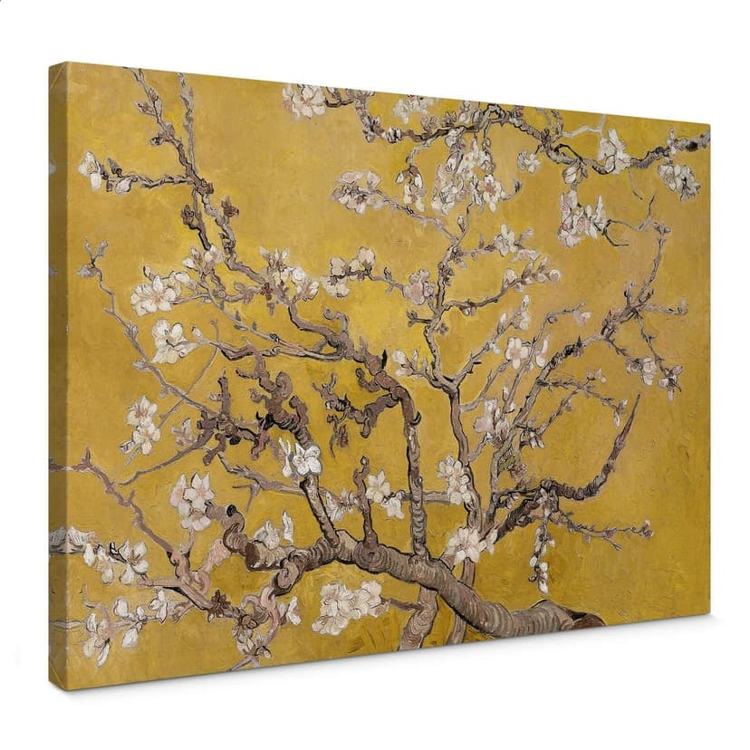 Lienzo van Gogh - Almendro en Flor Ocre