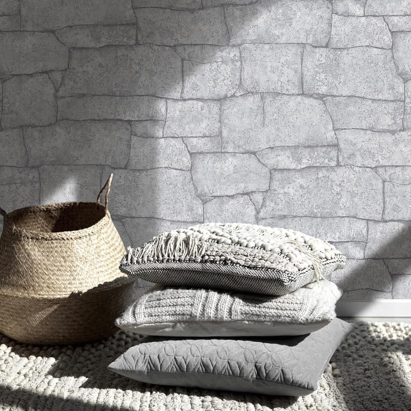 Papel pintado no tejido Erismann Focus gris