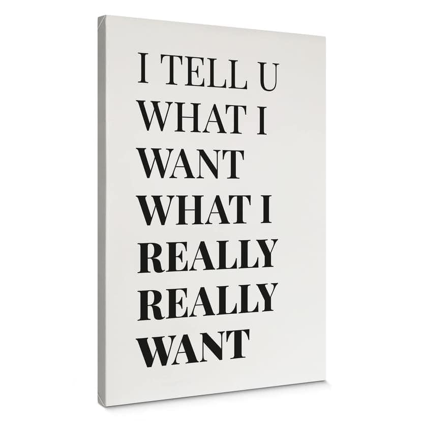 Cuadro lienzo lyrics - Te digo lo que quiero