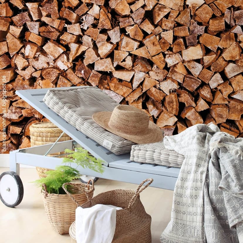 Fotomural de madera