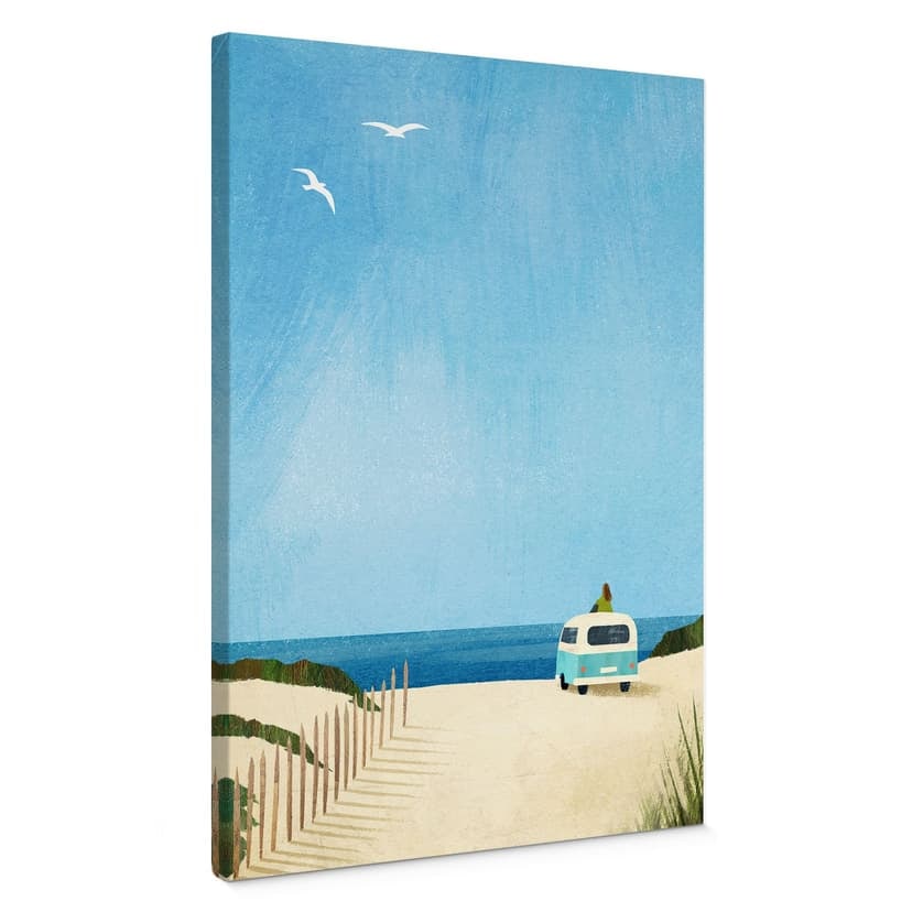 Lienzo Van Life - Vacaciones junto al mar - Rivers