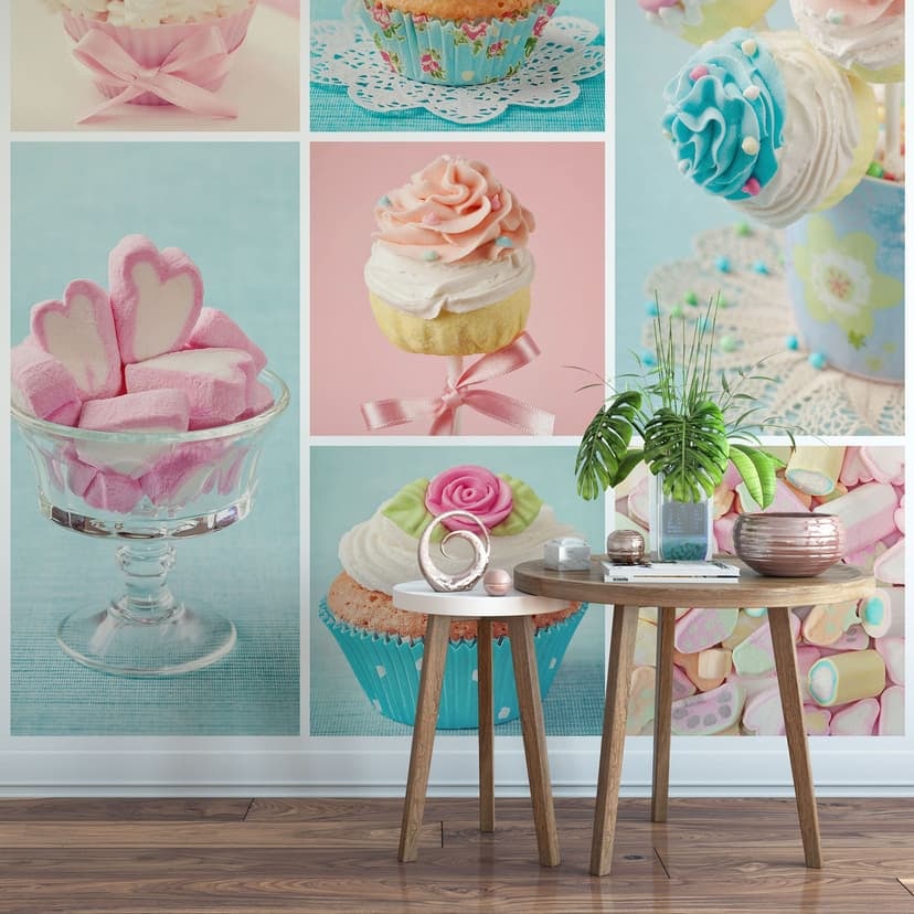 Fotomural de cupcakes