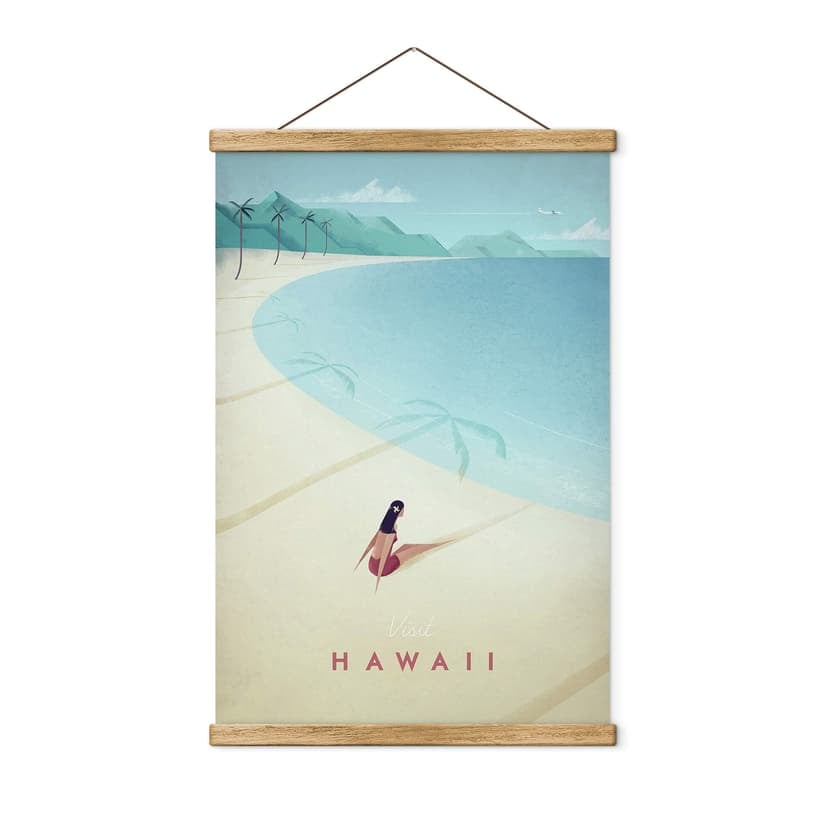 Póster de tela Rivers - Hawaii