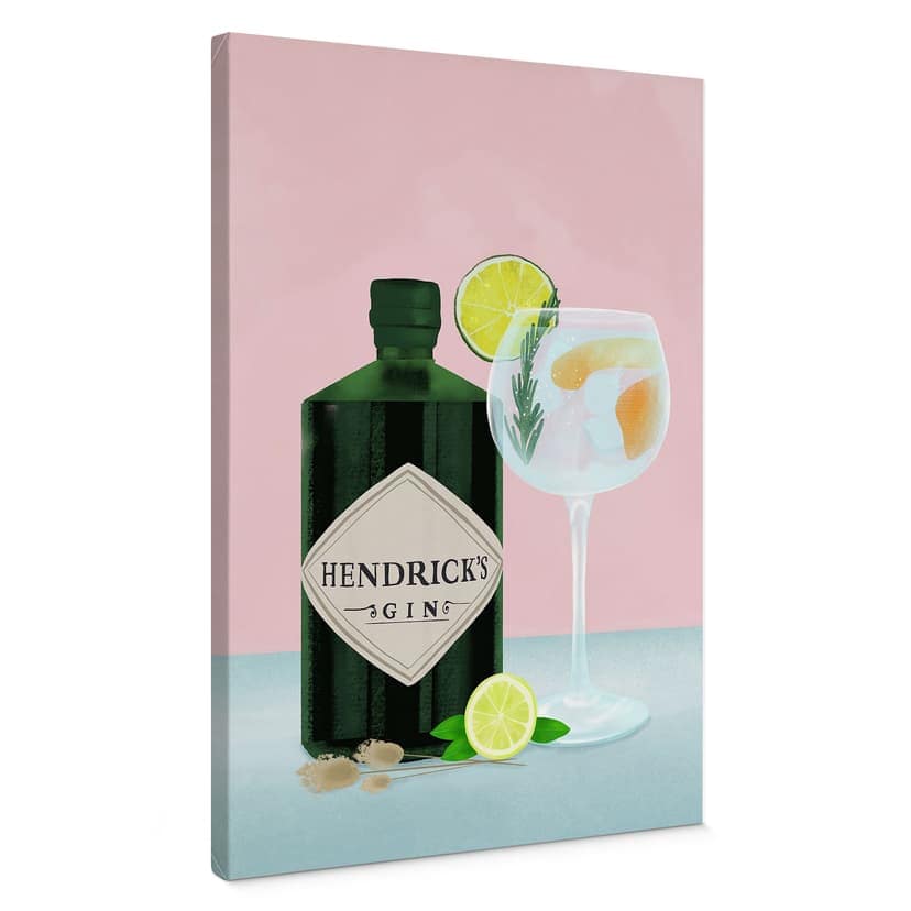 Canvas, Lienzo - Cóctel Gin Tonic - Lizde
