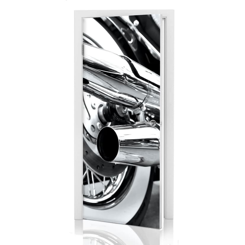 Diseño de puerta Motorcycle Power 91x200 cm