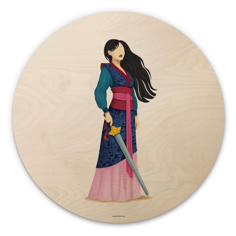 Cuadro de madera Tohmé - Mulan