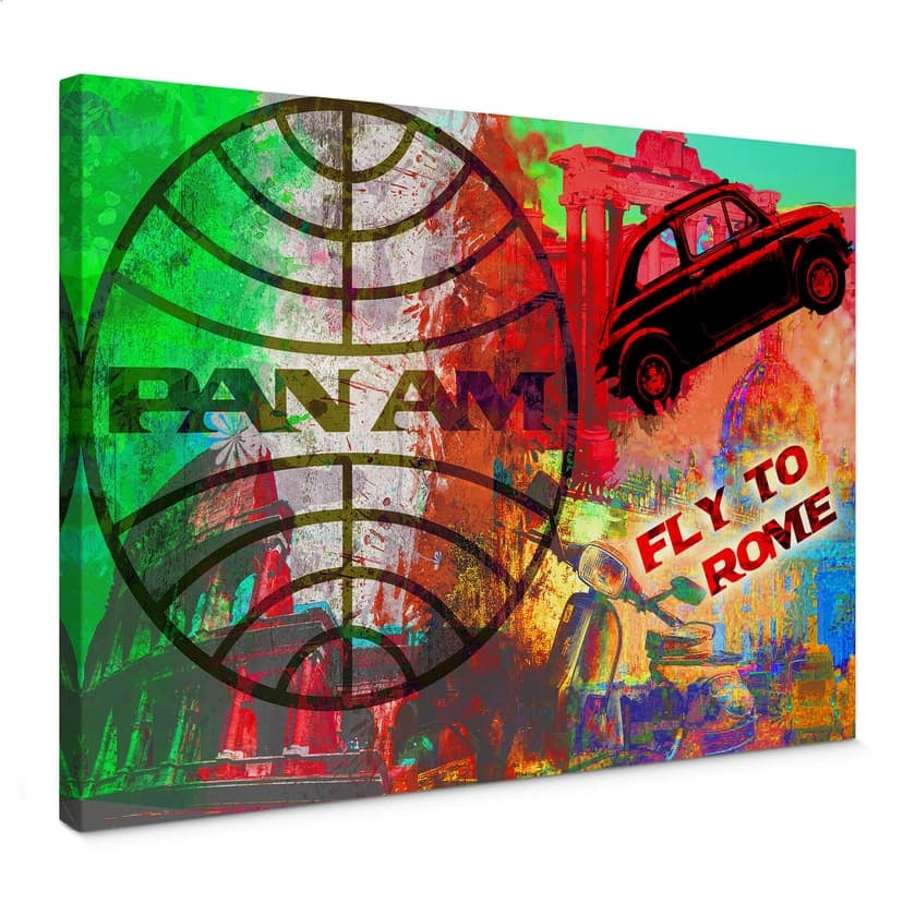 Lienzo PAN AM - Roma