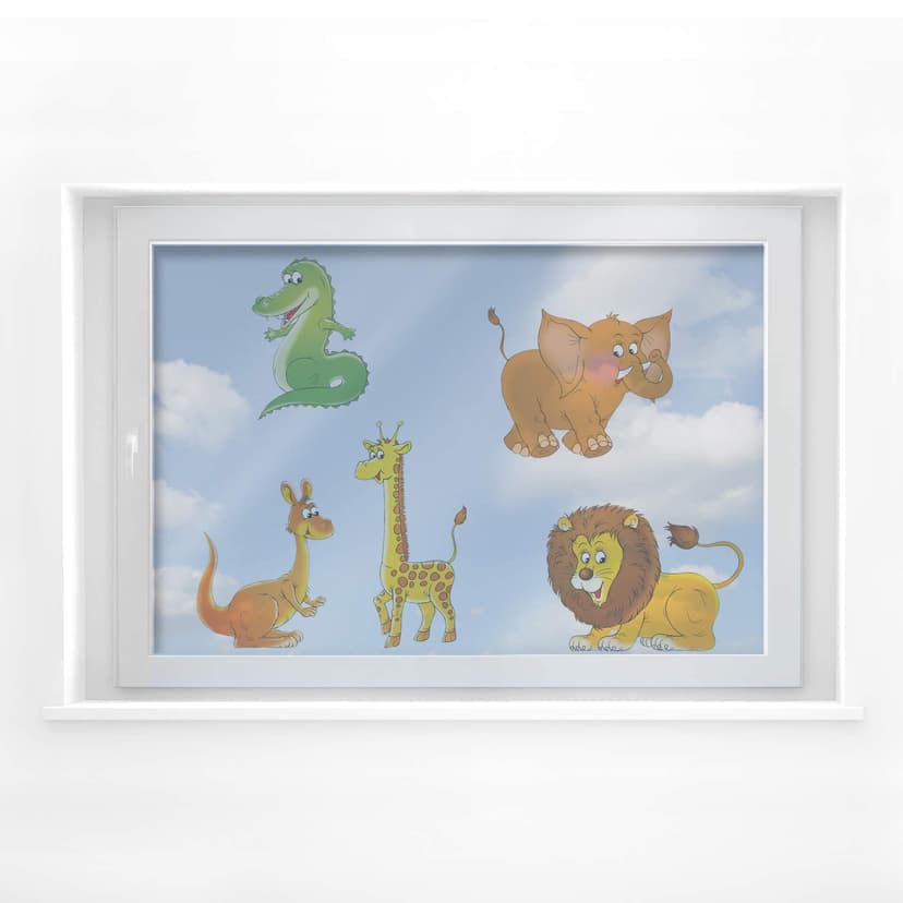 Juego de safari con ventana