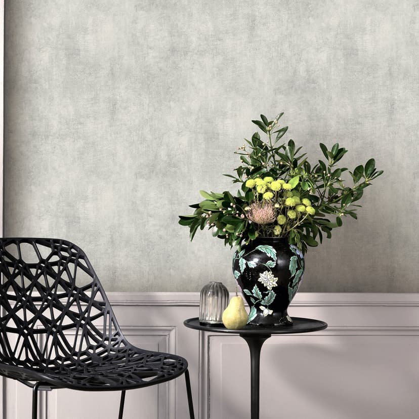 Papel pintado no tejido HORMIGÓN BRILLANTE Elle Decoración 4, gris claro