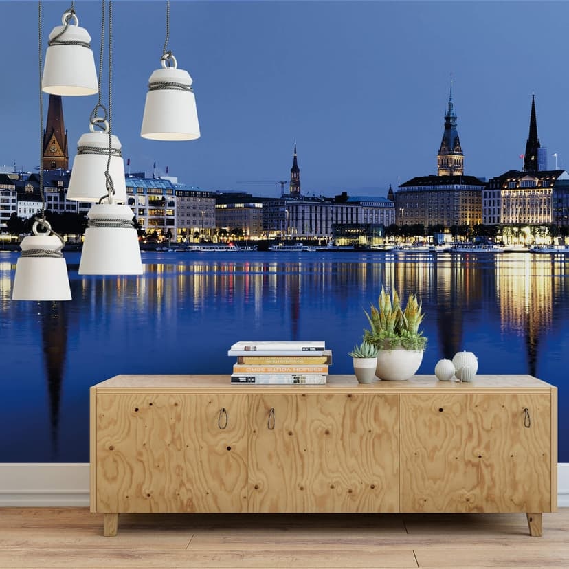 Fotomural Hamburgo Jungfernstieg