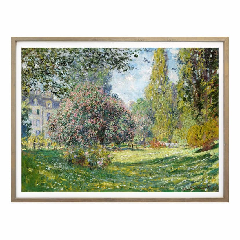 Póster Monet - El Parque Monceau