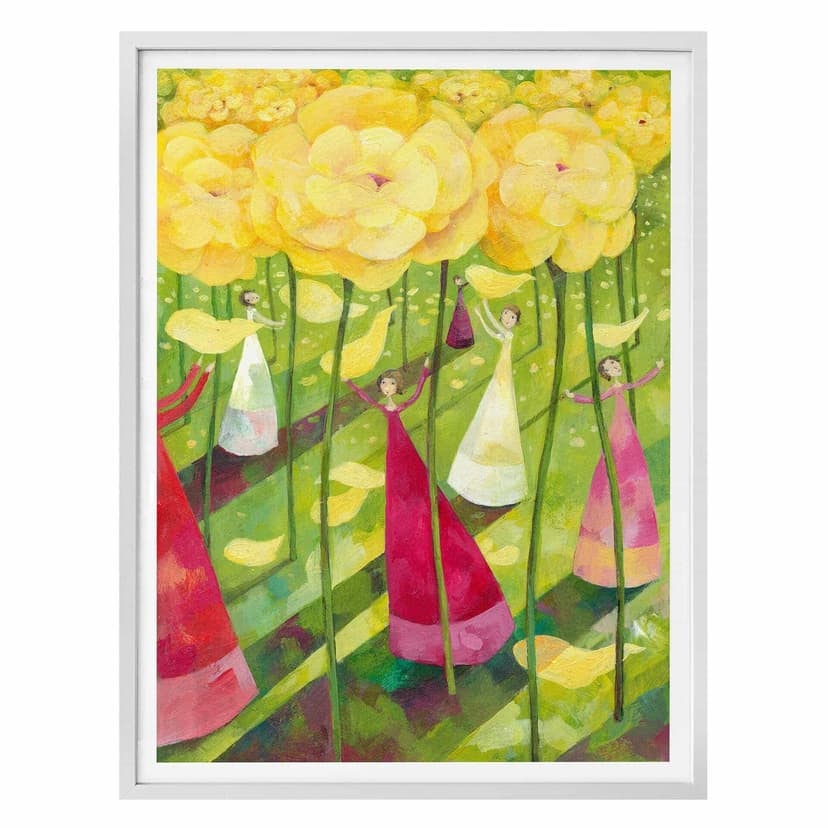 Póster Blanz - Pradera de flores