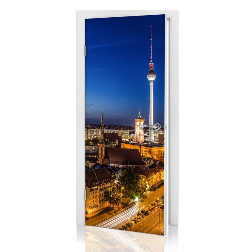 Puerta de diseño Berlín Panorama 91x200 cm