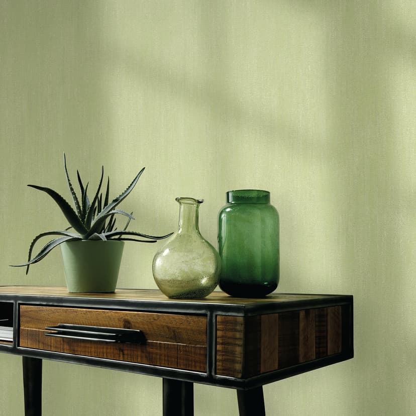 Papel pintado no tejido, papel pintado mural Cameo verde
