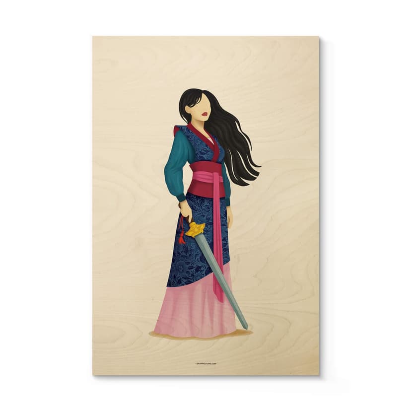 Cuadro de madera Tohmé - Mulan