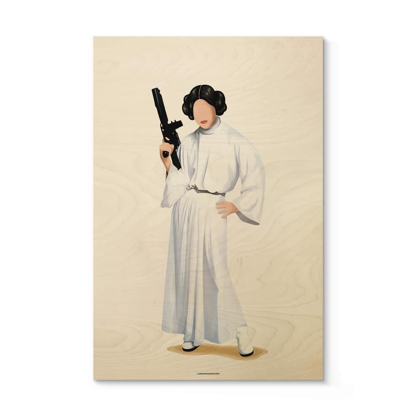 Cuadro de madera Tohmé - Leia