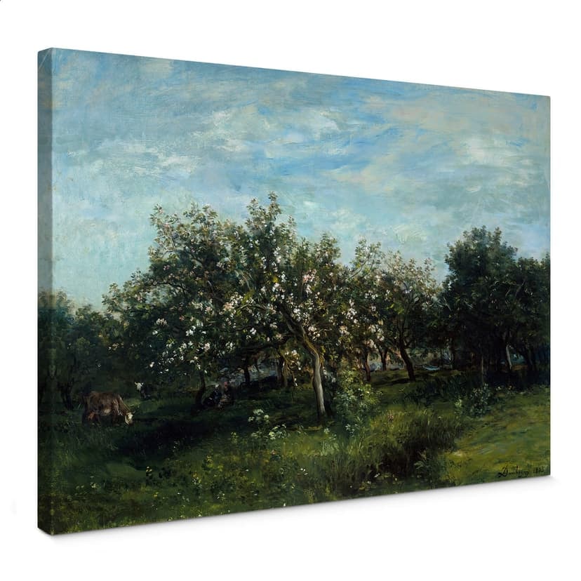 Lienzo Daubigny - Manzano en flor