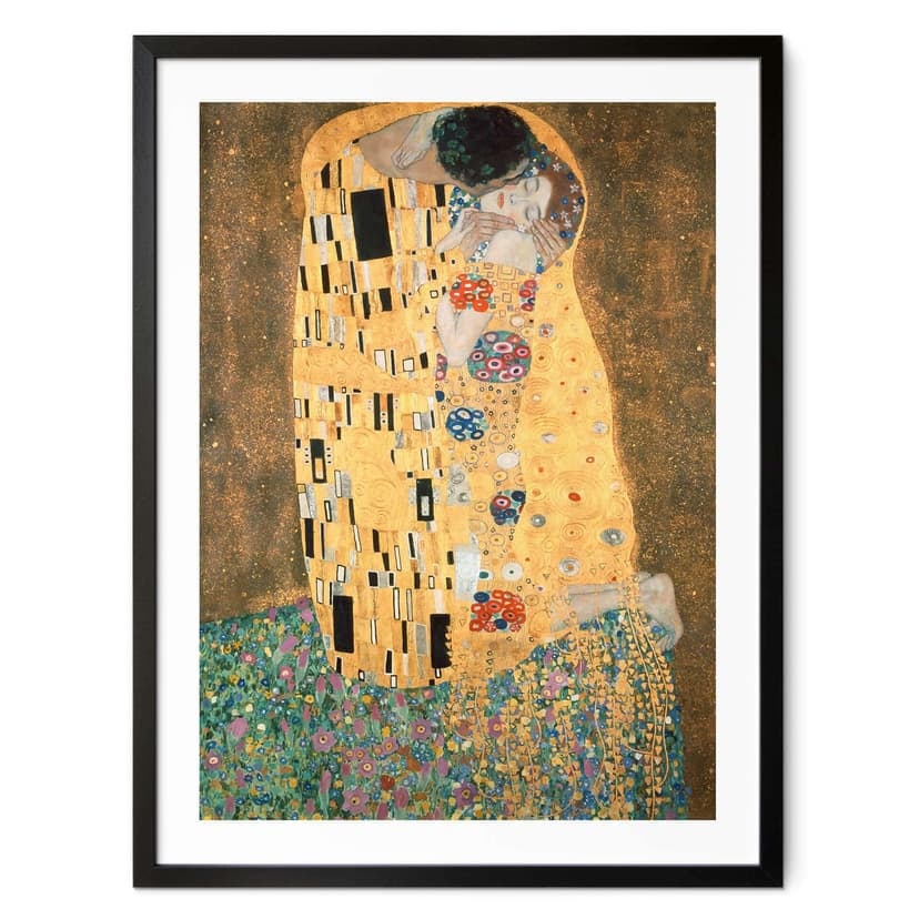 Póster Klimt - El beso