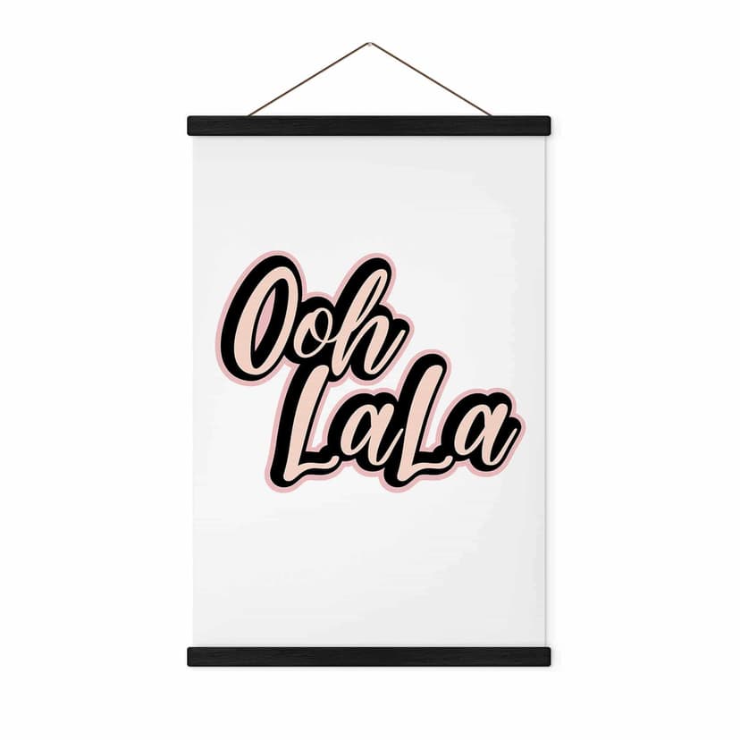 Póster de tela Oh La La