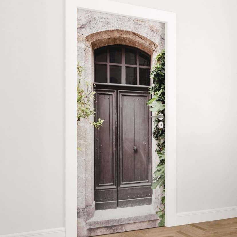 Lámina para puerta de madera antigua - Hugonnard - Decoración autoadhesiva para puertas