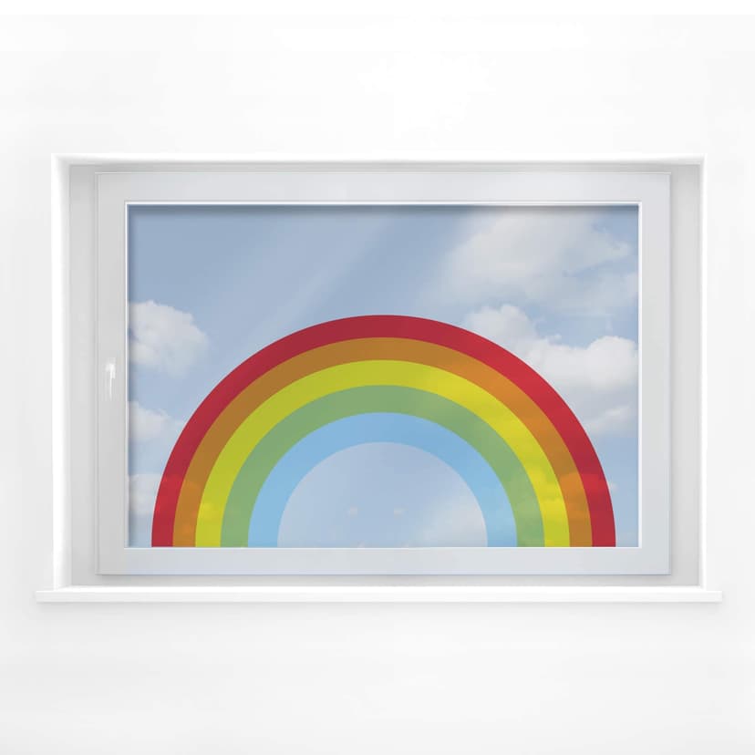 Cuadro de ventana arco iris