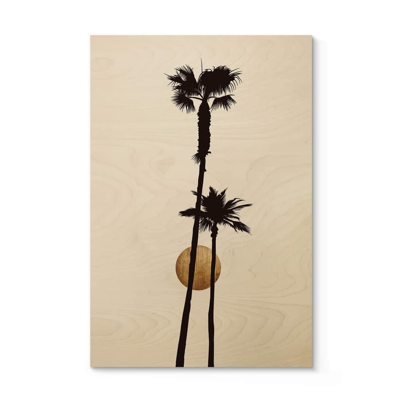 Cuadro de madera Kubistika - Paradiso