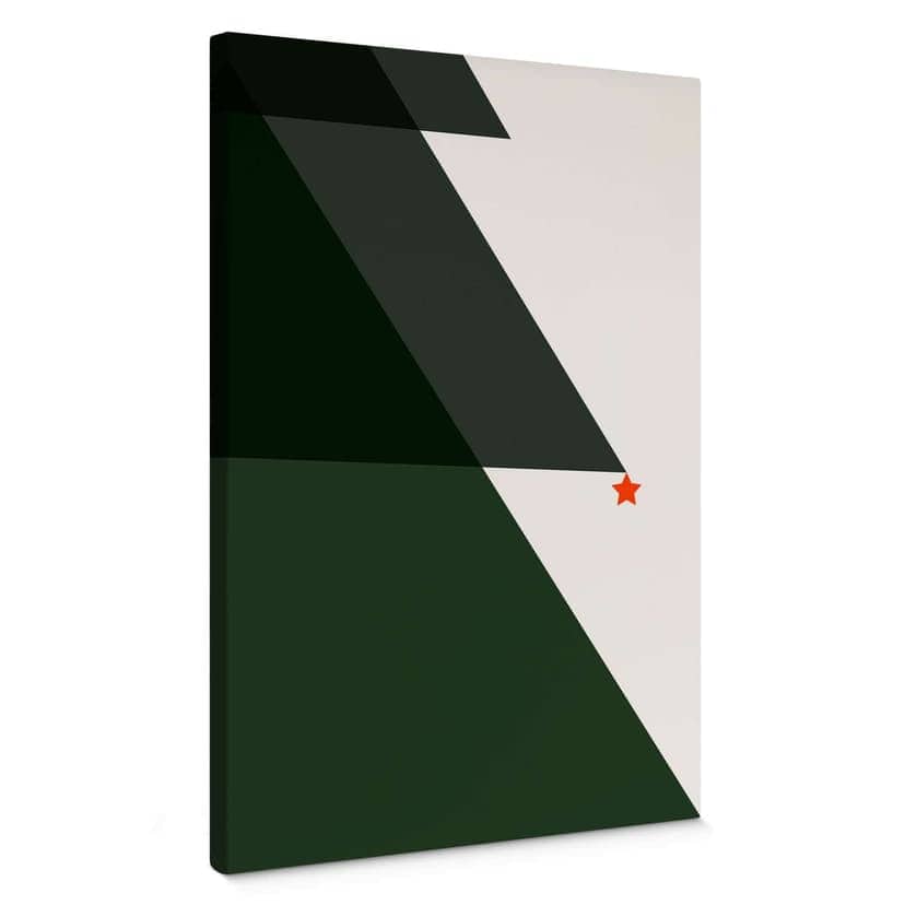 Lienzo Kubistika - Abeto abstracto