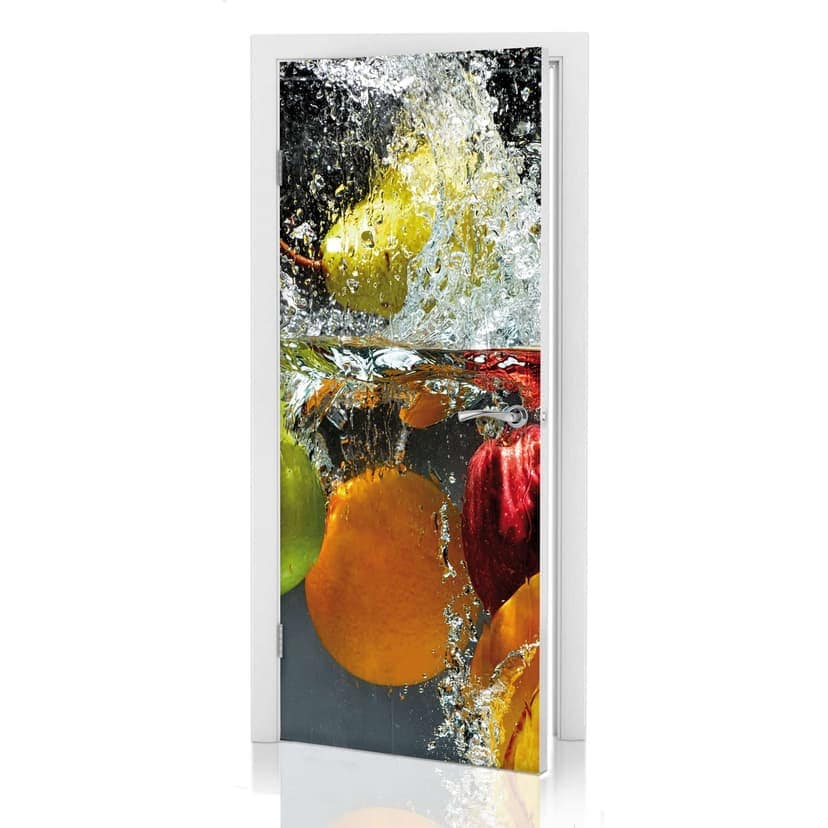 Diseño de la puerta Fruta refrescante 91x200 cm