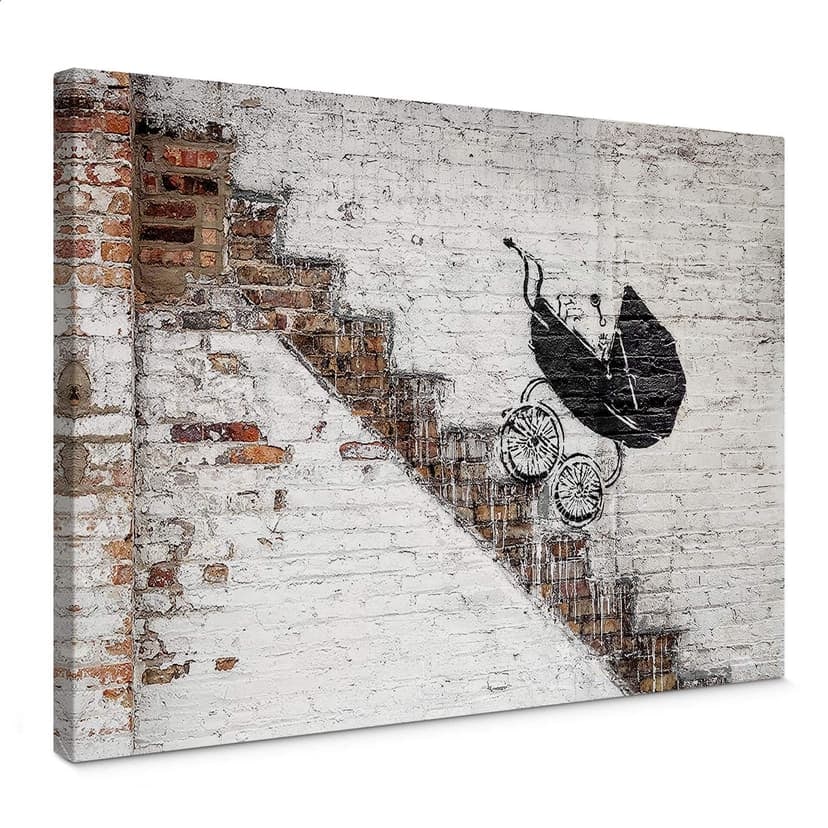 Lienzo Banksy - Cochecito de bebé