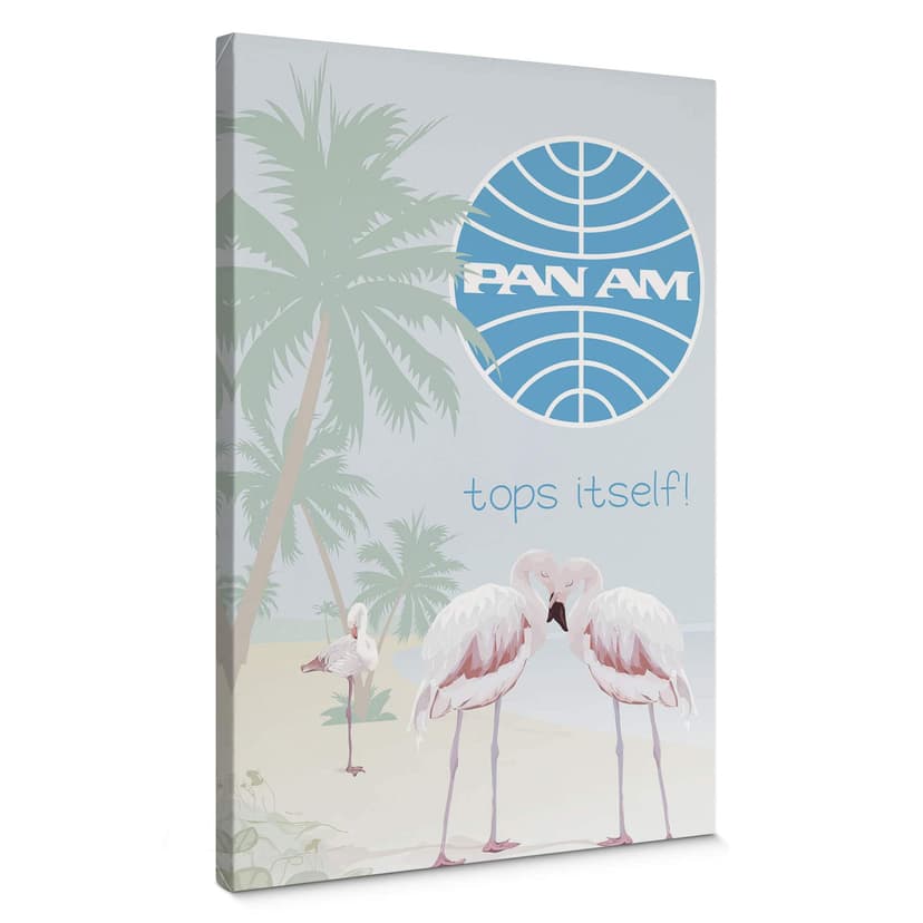 Lienzo PAN AM - Bahía Flamingo