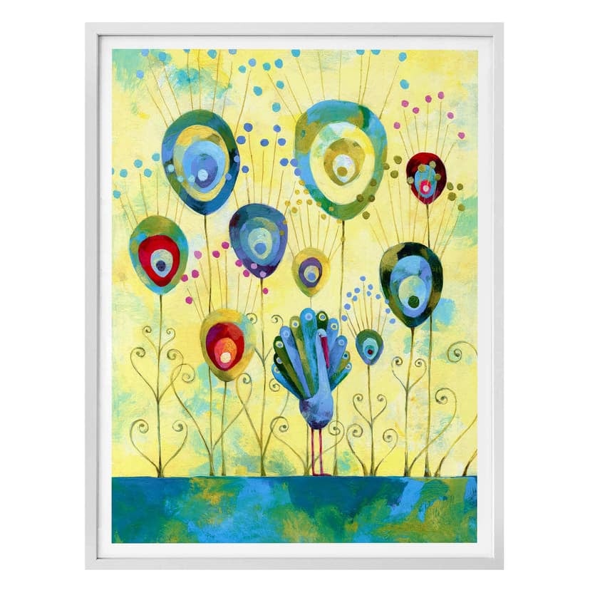 Póster Blanz - Plumas de pavo real