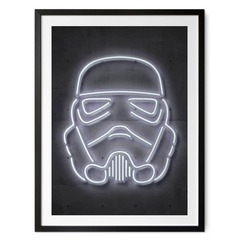 Póster del casco del soldado de asalto - Mielu