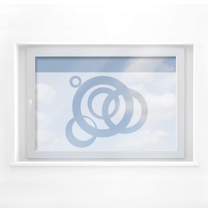 Decoración de ventanas en negativo Squirl