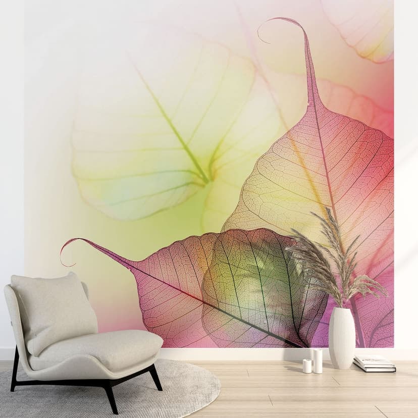 Fotomural de diseño en rosa
