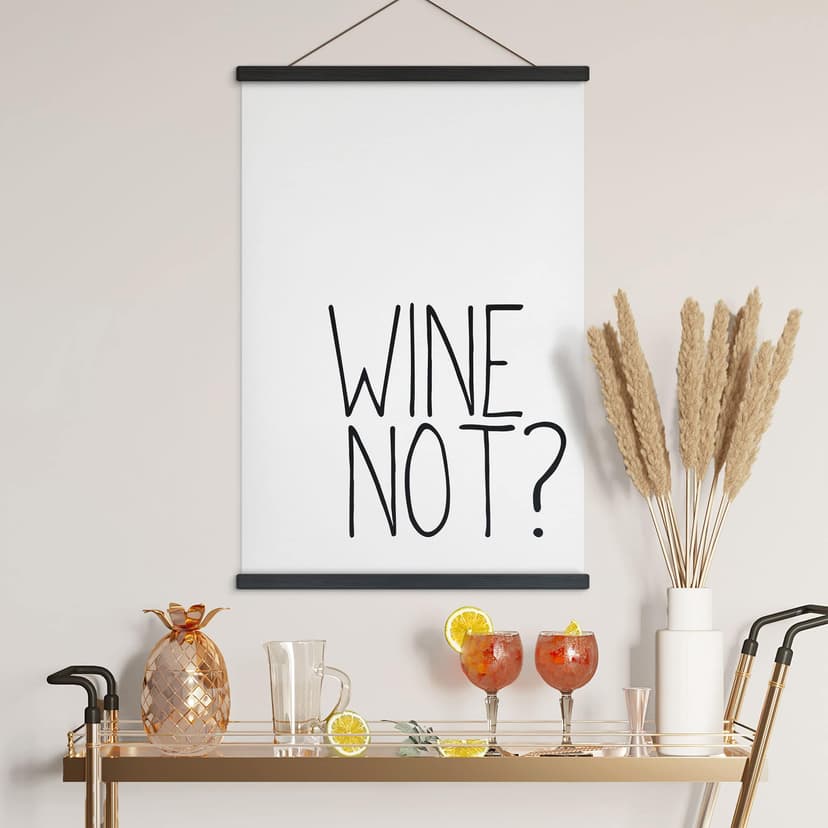 Póster de tela Wine Not