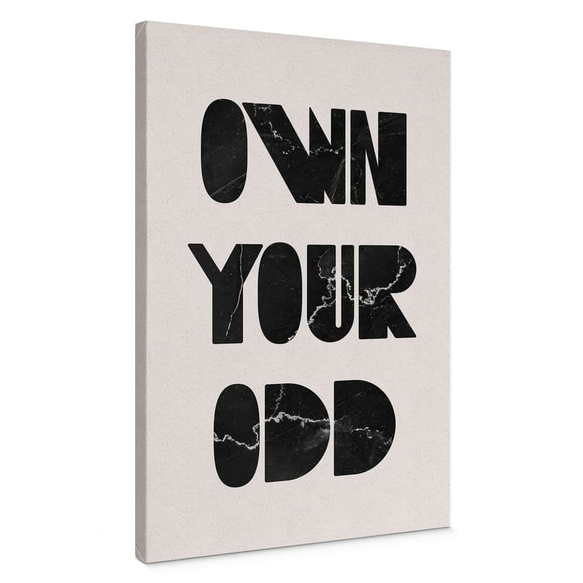 Lienzo Own your odd
