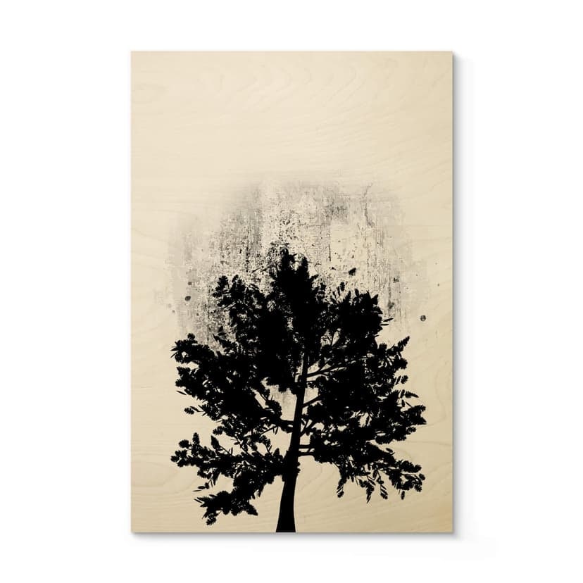 Cuadro de madera Cubistika - Estudio del árbol 02