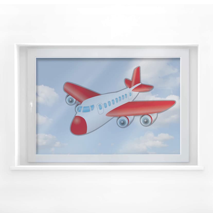 Cuadro de ventana avión