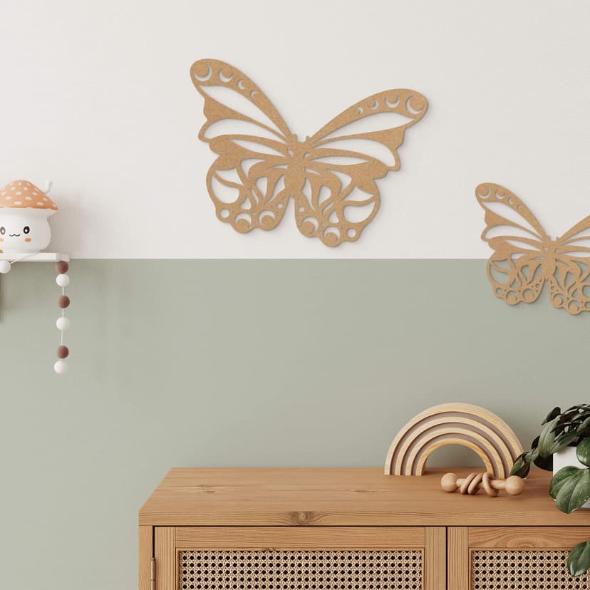 Decoración animal mariposa - MDF naturaleza