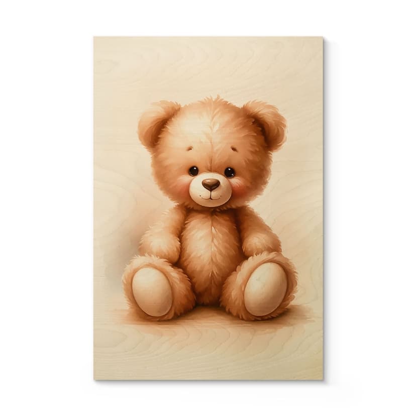 Cuadro de madera Osito de peluche - Magnusson