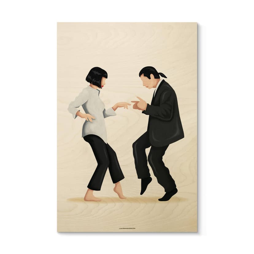 Cuadro de madera Tohmé - Pulp Fiction